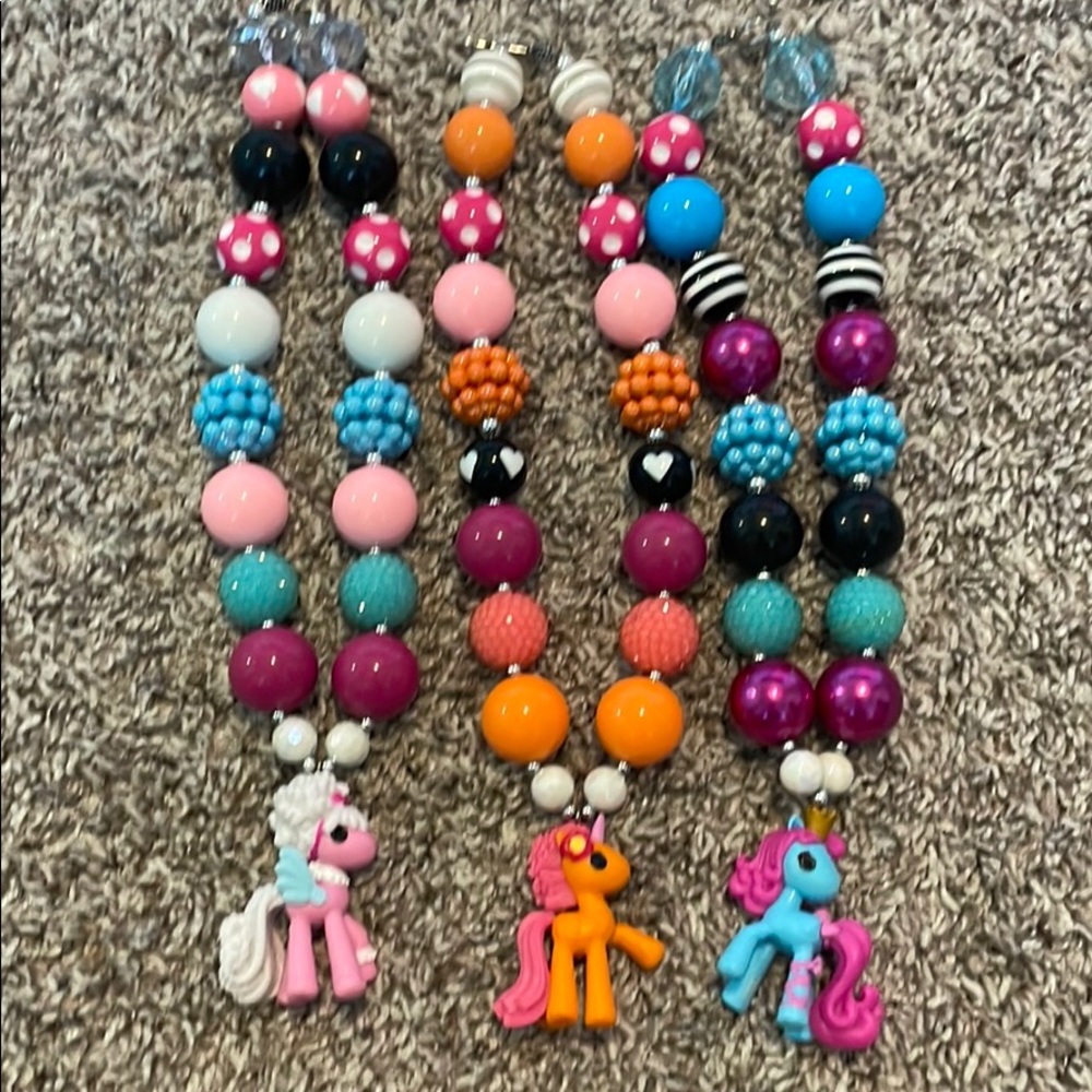 LalaLoopsy pony necklaces